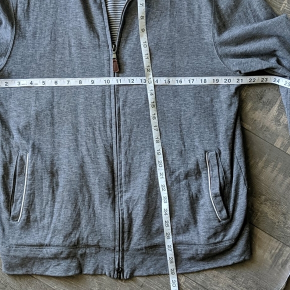 Banana Republic Gray Zip-up Sweatshirt Jacket - Picture 6 of 11
